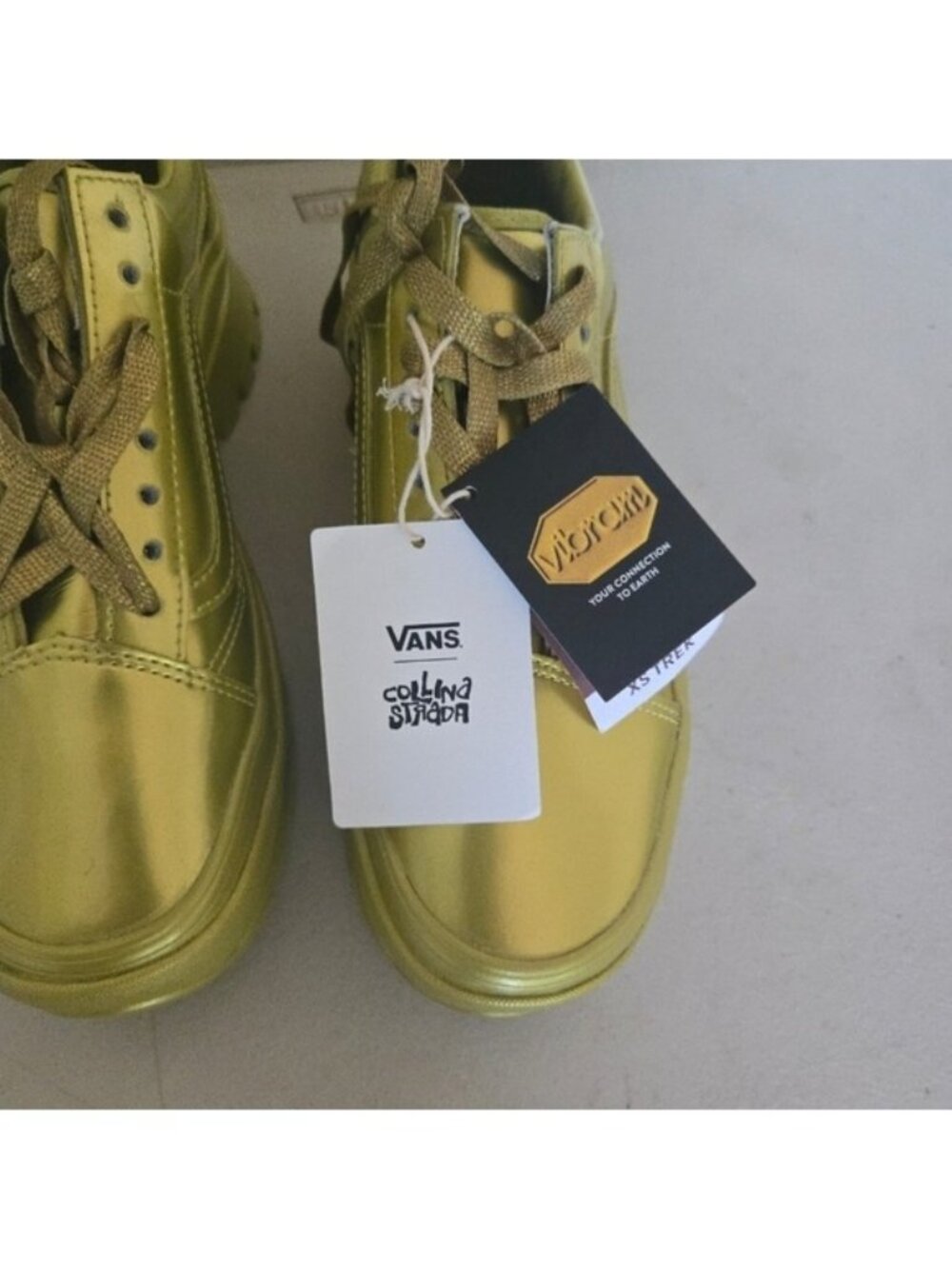 VANS Collina Strada Old Skool Vibram Low Shoe Women Synthetic Yellow 072026 - Picture 6 of 11